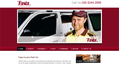 Desktop Screenshot of fastacouriers.com.au
